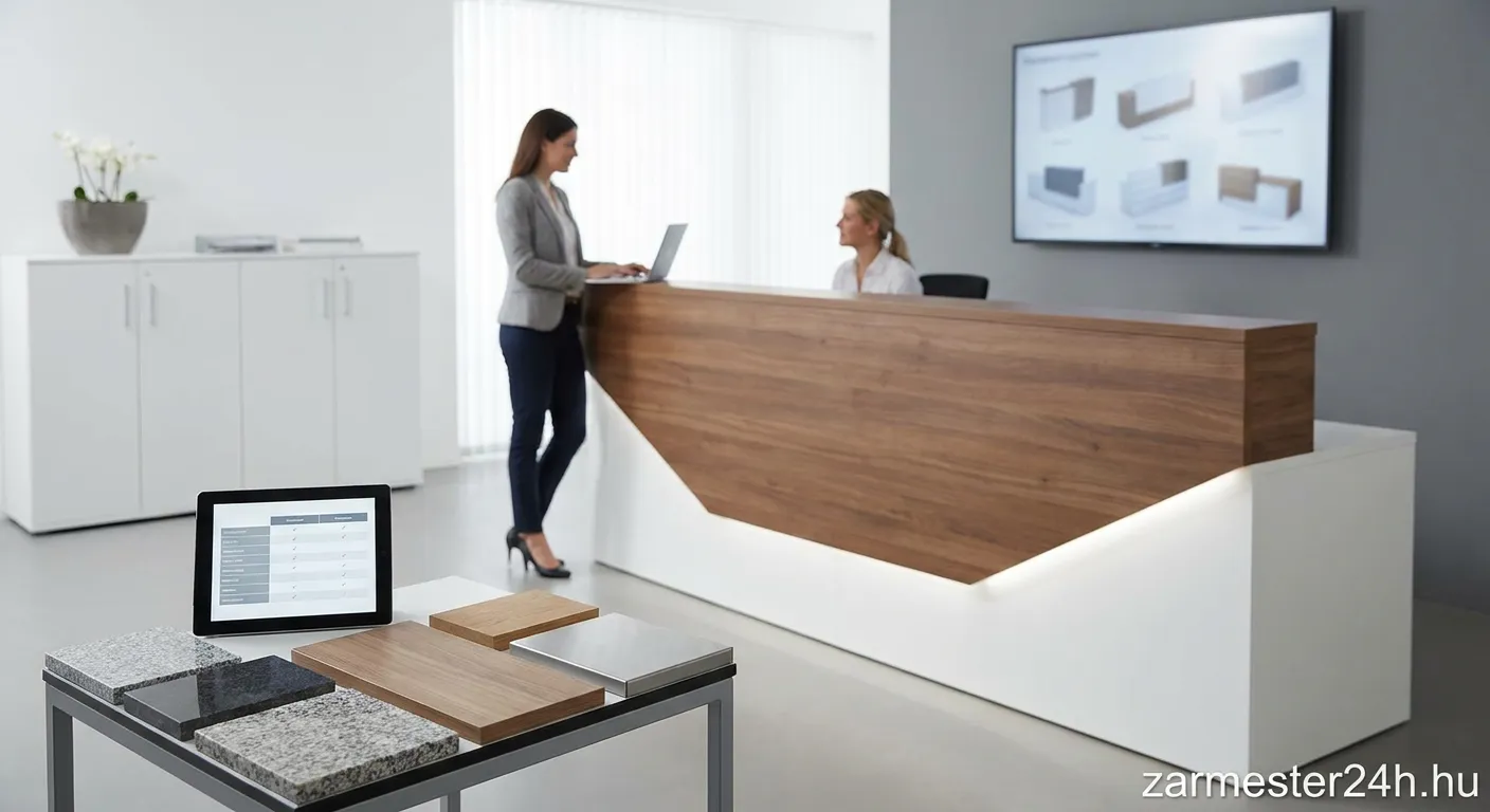 Recepció szüf elektronikus zárral